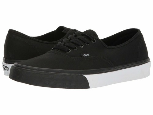 VANS Black White CASUAL SKATE SHOES 