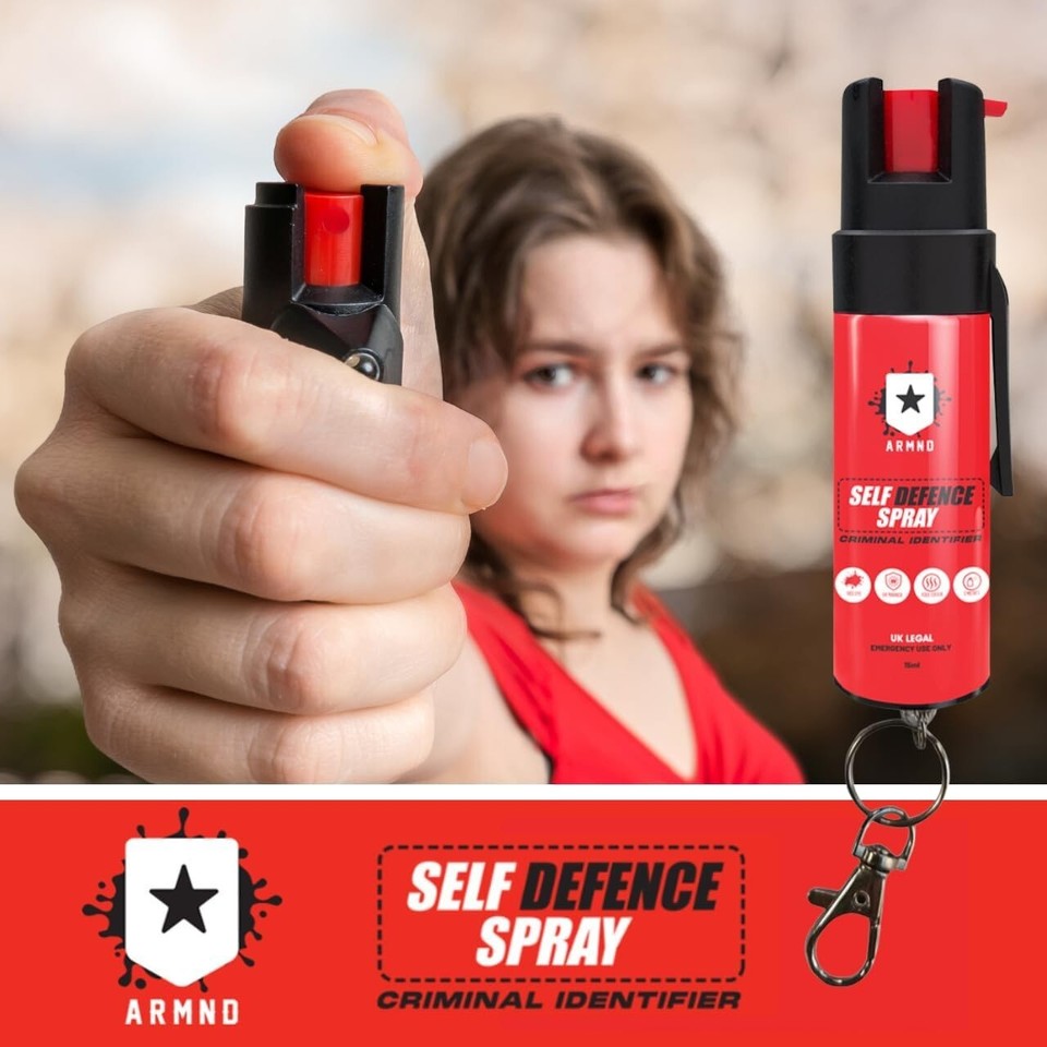 UK Legal Self Defence Pepper Spray Alternative Criminal Identifier UV Spray. eBay