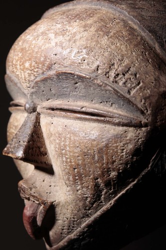 masque africain masque Tsogho 1983 - Photo 8 sur 12