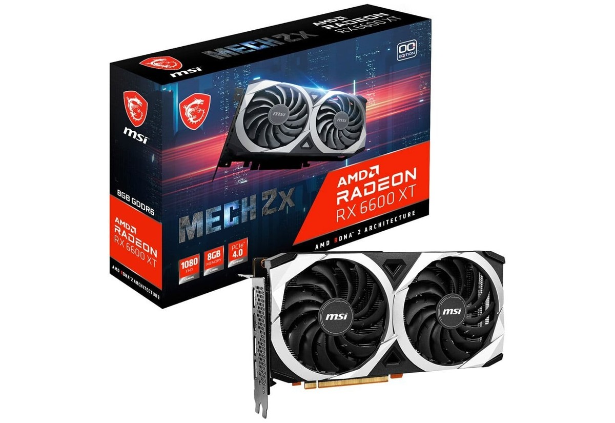 ★【グラフィックボード 】MSI RADEON RX 6600XT 8GB MSI Radeon RX 6600 XT 8GB GDDR6 Gaming Graphics Card for