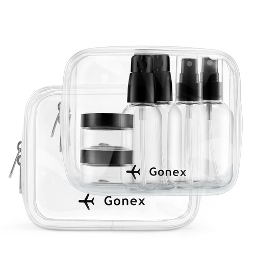 TSA Approved Toiletry Bag Clear Quart 
