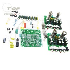 6J1 Valve Pre-amp Tube PreAmplifier Board DIY KIT Headphone Buffer Case AC 12V