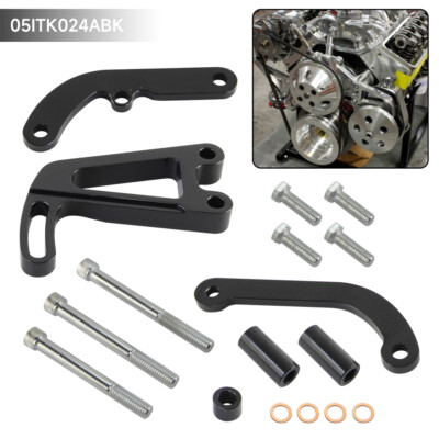 Für SB Chevy 265 283 305 327 350 383 Billet Aluminium Servolenkung Halterung Kit
