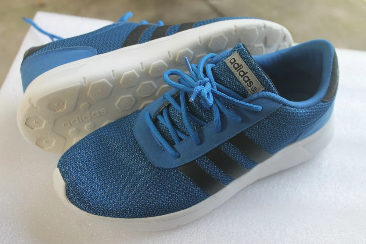 Ongeëvenaard temperatuur Oefening ADIDAS LITE RACER NEO LABEL BLUE 3 BLK Strips Sz 10 UK 9.5 EUR 44 Sneakers  | eBay