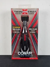 Conair For Men Twin Trim Titanium Twin Blades Rechargeable Timmer