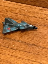 Micro Machine Saab JA-37 Viggen Jet Fighter Aircraft Blue/Gray/Black  Camouflage