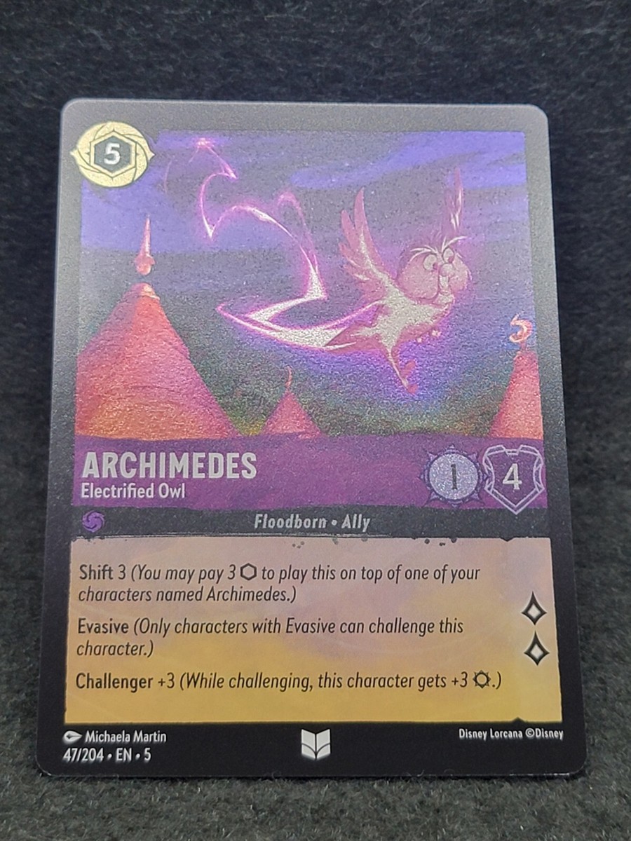 PSA10 Disney Lorcanaアルキメデス #208 7450 PSA10 Disney Lorcana