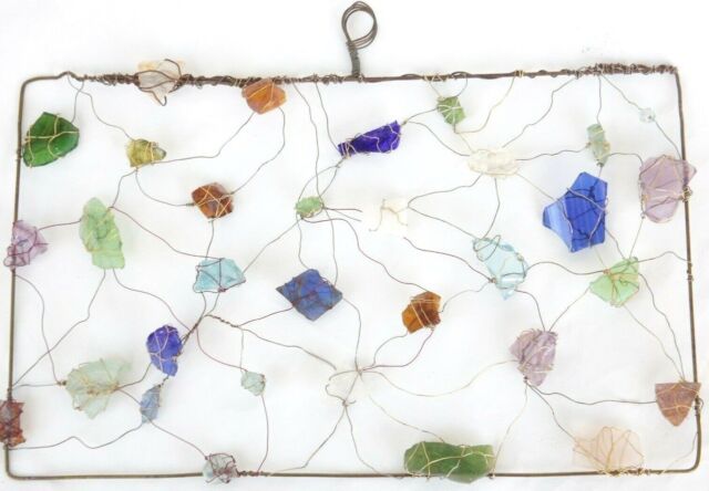 Mixed Media Wire Art Wall Sculpture By Louise Nilsson
