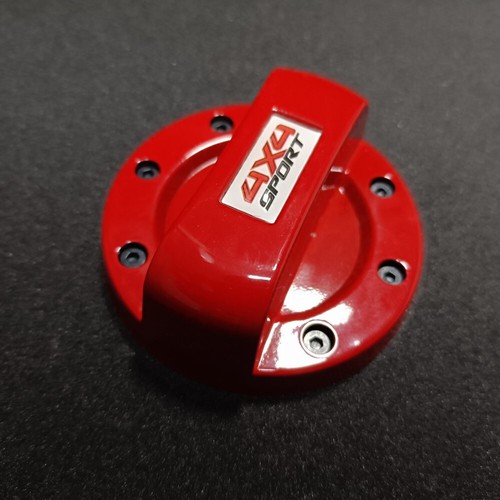 RED 4X4 SPORT FUEL PETROL GAS CAP HANDLE for TOYOTA C-HR RAV4 Kluger HILUX HIACE - Picture 4 of 6