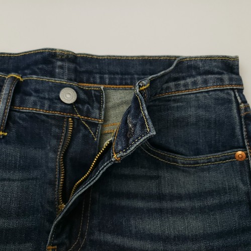 Jeans Levi's 513 W28 L28 ajustados rectos lavado ácido tiro medio para hombre azules - Imagen 7 de 15