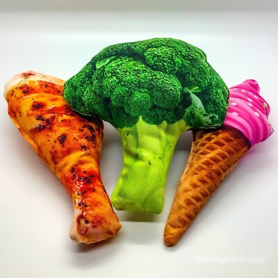 3 DOG TOYS | Chicken, Broccoli, Pink Ice Cream | My Corgi Approved