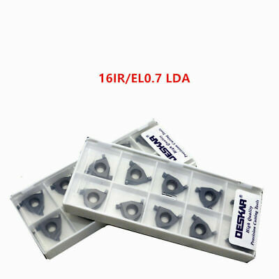 Authentic DESKAR 10pcs 16IREL0.7 LDA  High quality carbide threaded insert CNC