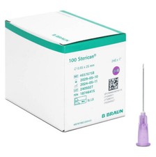 Igły BBraun STERICAN rozm. 17: 0,55 x 25mm - fioletowe - igła do wstrzykiwań - igła
