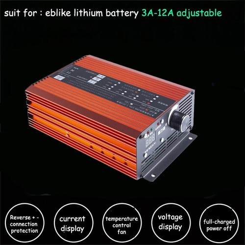 Do 48V / 60V / 72V Li-ion LiFePo4 Akumulator Ładowarka Current Adjustable 5A-25A - Zdjęcie 17 z 20