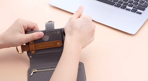 For iPhone 16 15 14 13 12 Pro Max Leather Ring Stand Cover Case With Card Wallet - Video 1 of 1