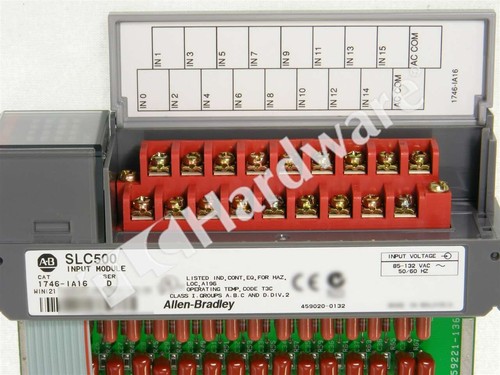 Surplus Open Allen Bradley 1746-IA16 /D SLC 500 16-Channel 120VAC Digital Input - Picture 5 of 6