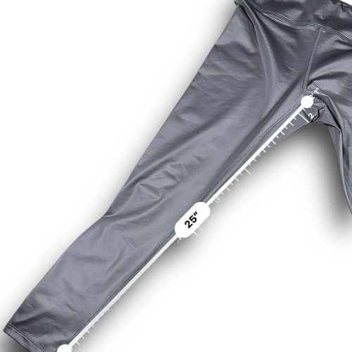 NWT Garbe Luxe LUCA Cement Gray/silver Leggings Sz M High Compression Squats - Picture 13 of 15