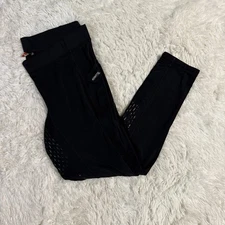 Women’s Size 1X Black Kerrits Full Seat Horseback Riding Breeches