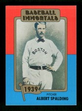 1980 SSPC Baseball Immortals 1st printing no mlb logo 26 Albert Spalding PION BX