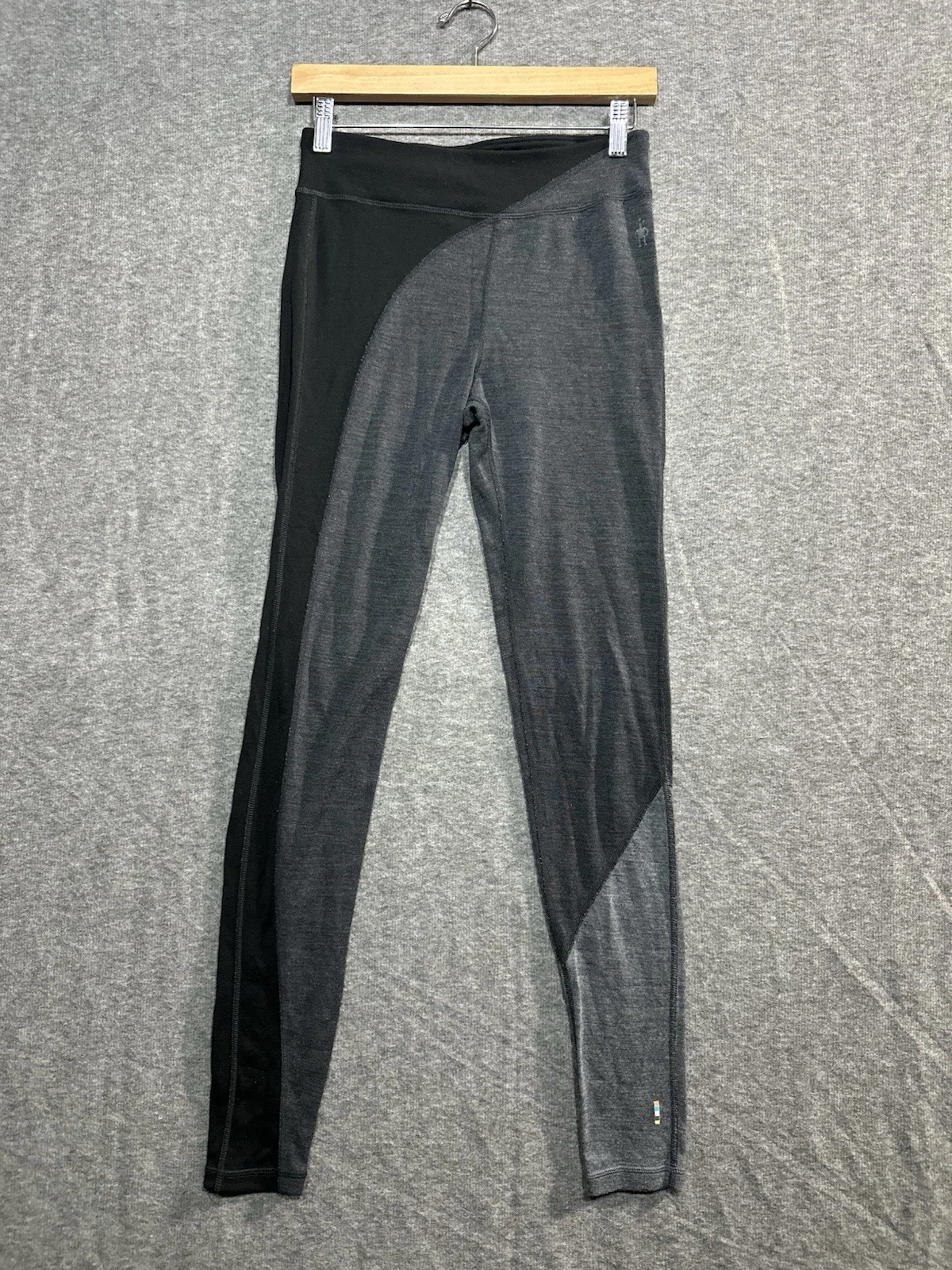 Smartwool Merino 250 Baselayer Colorblock Bottoms Black Gray Women’s Small