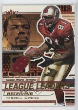 2002 Fleer Ultra League Leaders Jerseys Terrell Owens HOF 0x1n