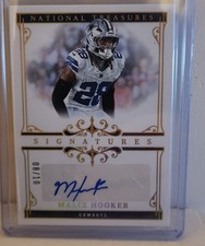 2025 Panini National Treasures Malik Hooker Autograph  /10 Dallas Cowboys
