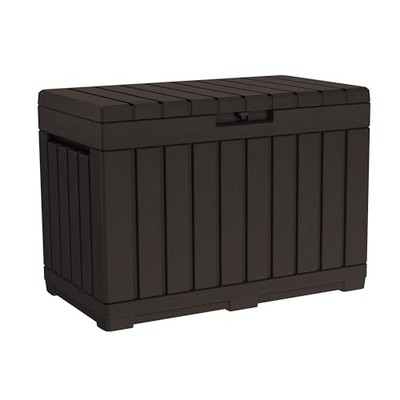  Kentwood Resin Deck Box-Organization and Storage for Patio 50 Gallon Brown