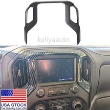 For 2019-2022 Chevy Silverado 1500 Accessories Dashboard Navigation Cover Trim