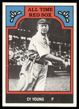 1986 TCMA All Time Red Sox Greats #3 Cy Young Vintage Baseball Card EX