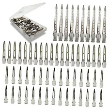 60Pcs Styling Hair Clips, Silver Metal Duck Billed Hair Clips for Women 