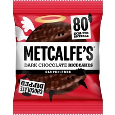 Metcalfe's Dark Chocolate Rice Cakes | 12x34g | Free Delivery