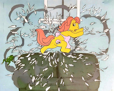 MY LITTLE PONY TALES Hand Painted Cartoon Animation Production Cel !!