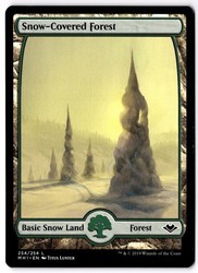Snow-Covered Forest 254/254 Modern Horizons Full Art