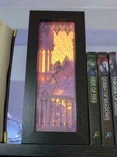 Litjoy Velaris Light Box Bookshelf Alley Nook A Court Of Thorn And Roses ACOTAR