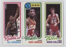 1980-81 Topps Bill Cartwright Doug Collins Eddie Johnson #179-13-166 HOF 1em1