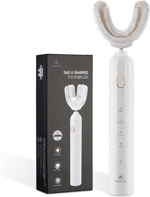 Ultrasonic U-Shaped Toothbrush for Adults, Electric Toothbrush for Teeth