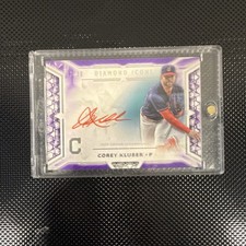 2018 Topps Diamond Icons Corey Kluber Red Ink Auto /10 RIA-CKL