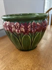 VTG Brush McCoy Blended Majolica Art Pottery Amaryllis Jardiniere Planter
