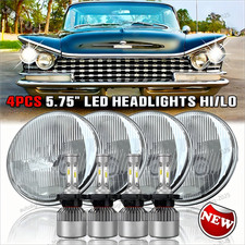 4pcs-5.75 5-34 Inch Led Headlight Hilo Fit For Cadillac Eldorado 1958-1974