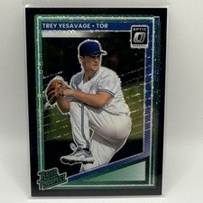 2025 Donruss Optics Trey Yesavage #163 Rated Prospects Black Circles
