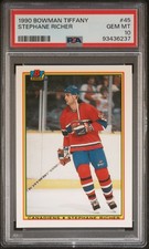 1990 BOWMAN TIFFANY #45 STEPHANE RICHER PSA 10