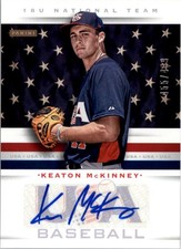2013 USA Baseball 18U National Team Signatures #12 Keaton McKinney Auto /499 BB