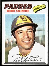 Bobby Valentine 1977 Topps #629 San Diego Padres