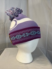 Locale Youth W/ Leather Logo Outdoor Sugarplum Goggle Pom Beanie Hat