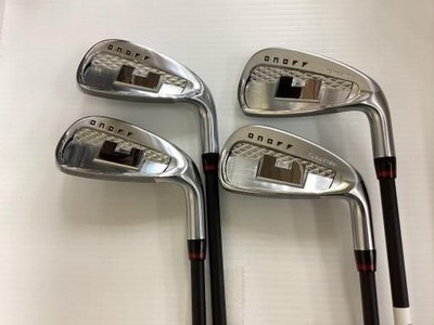 ONOFF AKA5S 2024 Men s Golf Iron Set 4 Clubs R Flex Smooth Kick Rare USED #9927