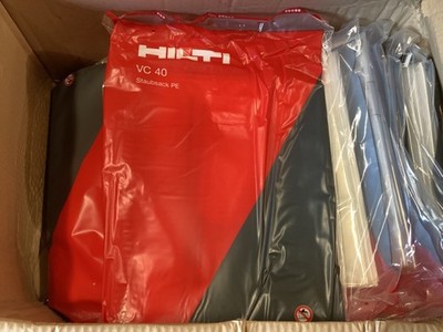 HILTI VC 40 Ultimate DUST BAGS Plastic Staubsack PE- NEW SEALED Box OF 100 - OEM