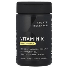 Vitamin K, Multi-Spectrum, 60 Veggie Softgels