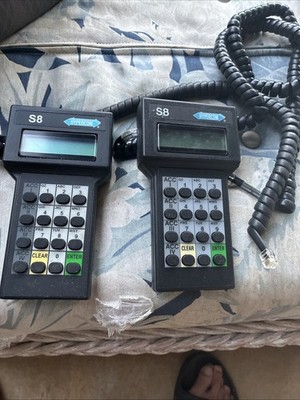 Hypercom S8 Credit Card Reader Machine Pin Pad POS Debit Terminal (2) Included