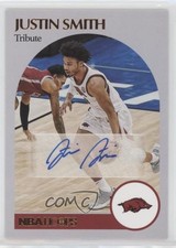 2021-22 Panini Chronicles Draft Picks Hoops Retro Bronze Justin Smith Auto 09un