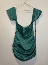 Pretty Little Thing Green Dress Size 10